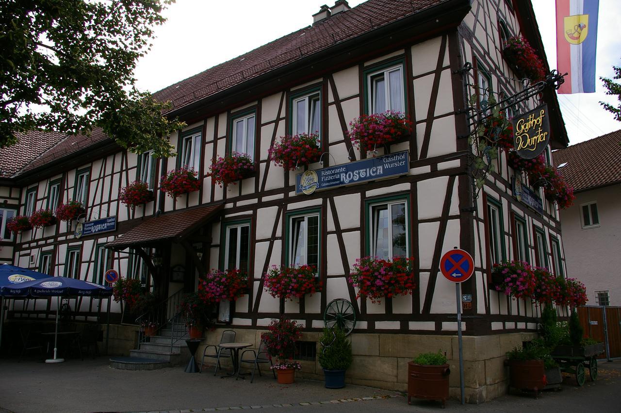Hotel Ristorante Rostica Bad Urach Exterior foto