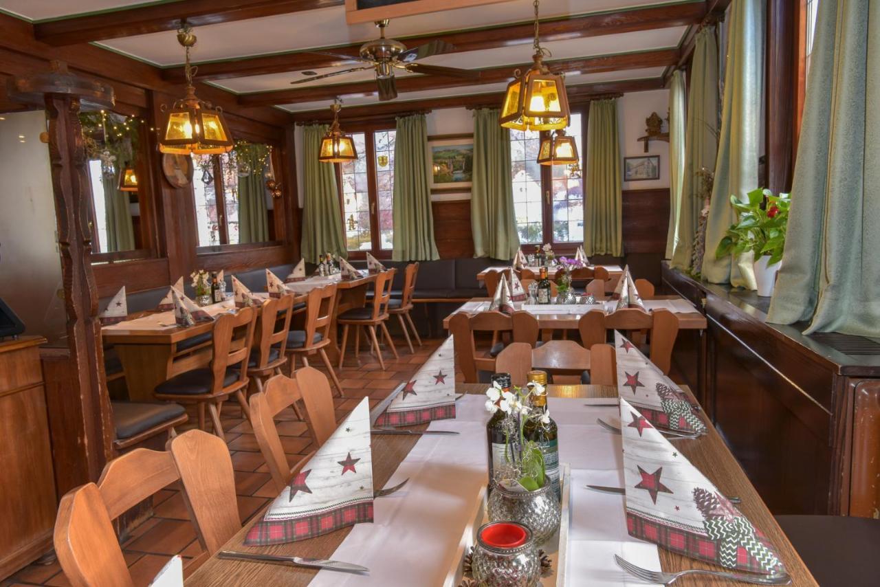Hotel Ristorante Rostica Bad Urach Exterior foto